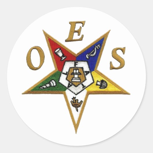OES-editie Ronde Sticker (Voorkant)