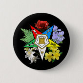 OES floral Emblem Button (Voorkant)