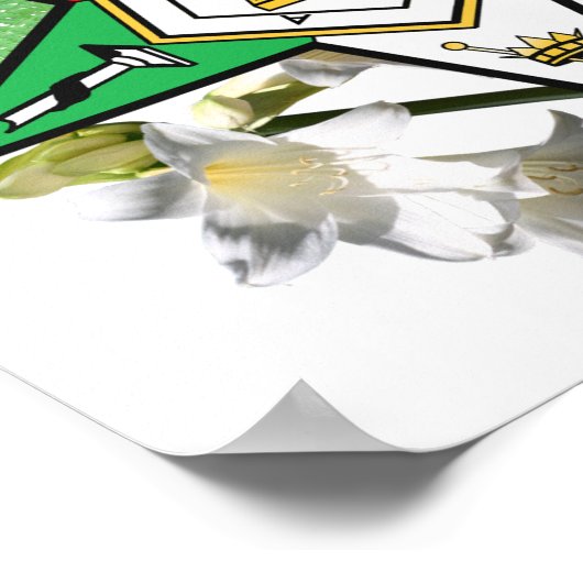 OES floral Emblem Poster (Hoek)