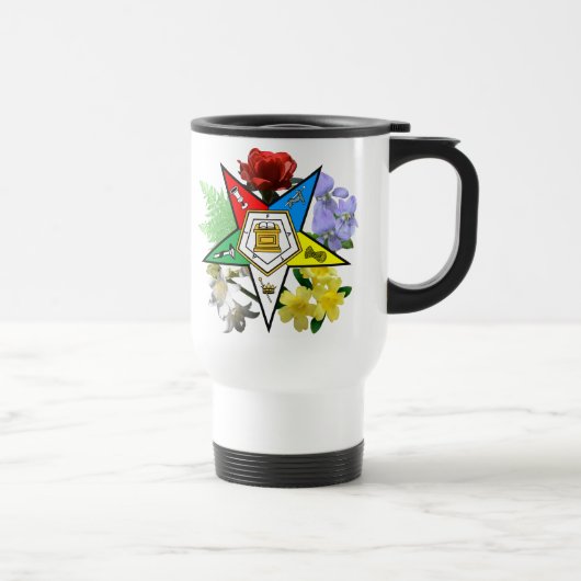 OES floral Emblem Travel Mug Reisbeker (Rechts)
