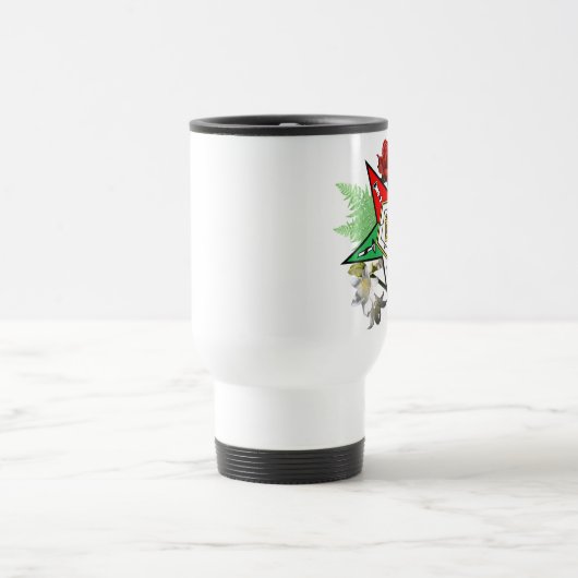 OES floral Emblem Travel Mug Reisbeker (Center)