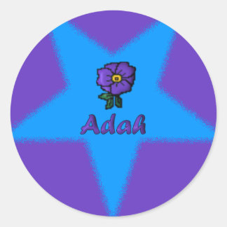 OES Floral Star Point Sticker - ADAH
