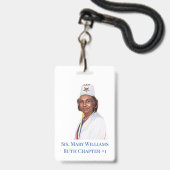 OES Foto Badge (Front with Lanyard)