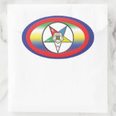 OES gekleurde STICKER (Tas)