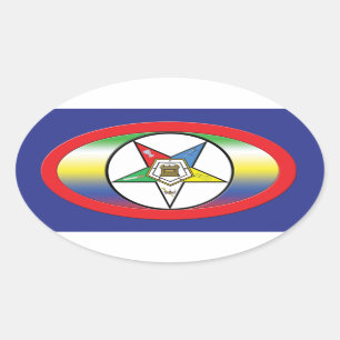 OES gekleurde STICKER