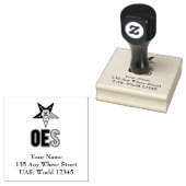 OES gepersonaliseerd Rubberstempel (Gestempeld)