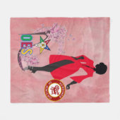 OES/HOJ FLEECE DEKEN (Voorkant (Horizontaal))