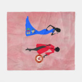 OES/HOJ FLEECE DEKEN (Voorkant (Horizontaal))