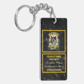 OES / HOJ Star & Wheel of Fame Sleutelhanger (Voorkant Links)