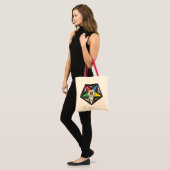 OES IN EEN PILLOW TOTE BAG (Voorkant (model))