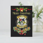 OES kerstkaart Aankondiging (Staand voorkant)