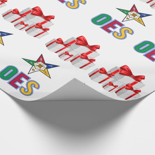 OES Kerstmis Cadeaupapier (Hoek)