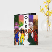 OES leeg Wenskaart Kaart (Gele Bloem)