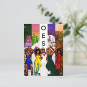 OES Lege Wenskaart Postkaart (Staand voorkant)