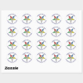 OES LETTERED RONDE STICKER (Vel)