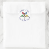 OES LETTERED RONDE STICKER (Tas)