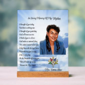 OES Memorial Foto Acryl Bord (Neutraal)