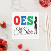 OES Napkins PHA Orde van de Oosterse Ster Servet (Insitu)