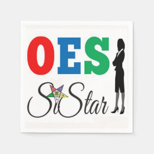 OES Napkins PHA Orde van de Oosterse Ster Servet