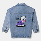 OES Old English Sheepdog Denim Jacket (Achterkant)