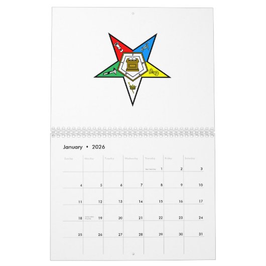 OES Orde van de Oosterse Kalender van de Ster (Jan 2026)