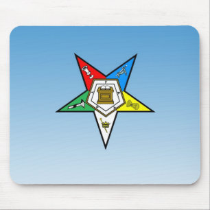 OES Orde van de Oosterse Star Blue Muismat