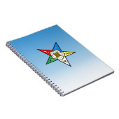 OES Orde van de Oosterse Star Blue Notitieboek (Rechterzijde)