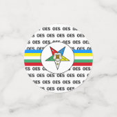 OES Orde van de Oosterse Ster Confetti (Kleine voorkant)