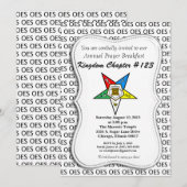 OES Orde van de Oosterse Uitnodiging (Voorkant / Achterkant)