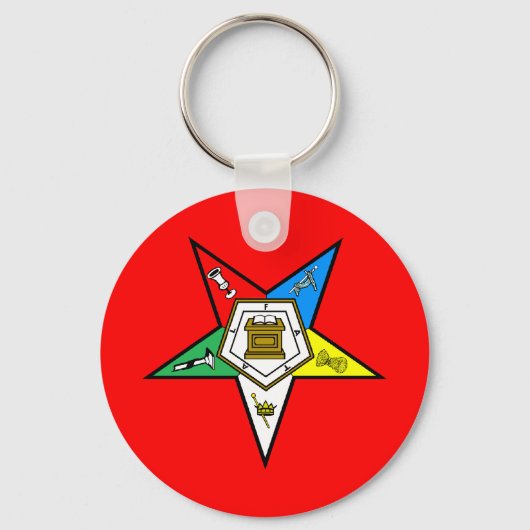 OES Orde van het oostelijke Star-Sleutelhanger Sleutelhanger (Voorkant)