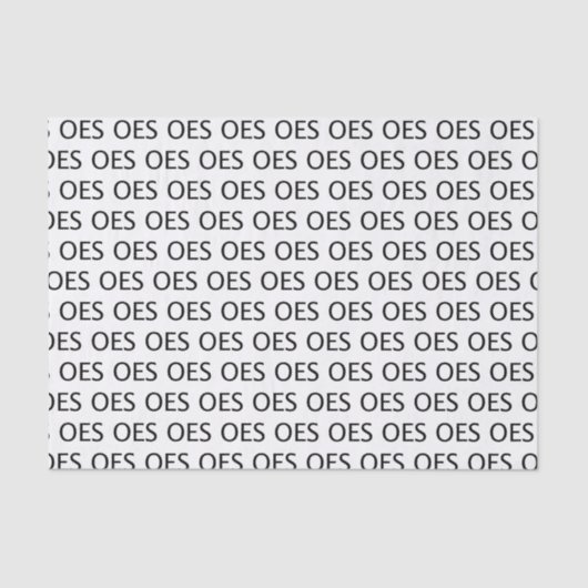 OES Orde van het Oosterse Startpapier Tissuepapier (Voorkant)