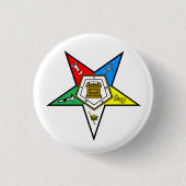 OES Order of the Eastern Star Button (Voorkant)