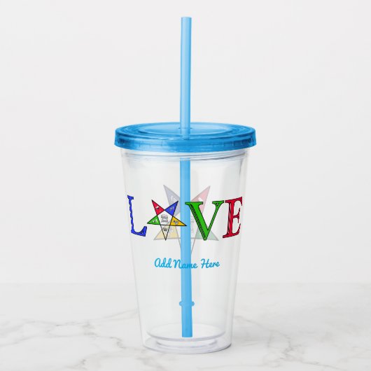 OES personaliseren Acryl Drinkbeker (Voorkant)