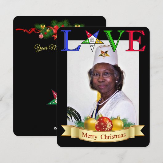 OES Persoonlijke Feestdagen Feestdagenkaart (Voorkant / Achterkant)