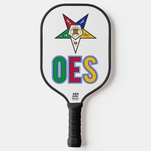 OES PICKLEBALL PADDLE (Achterkant)