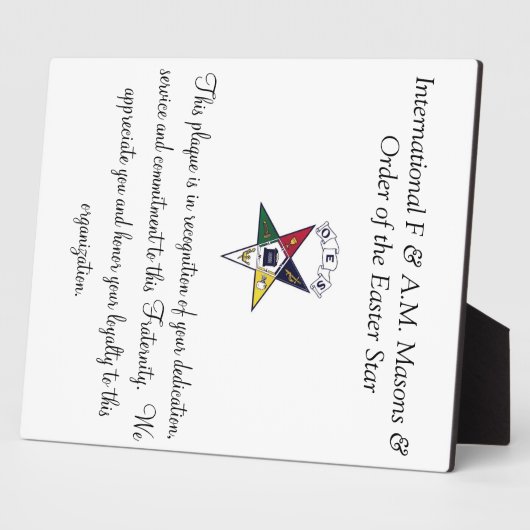 OES Plaque Fotoplaat (Zijkant)