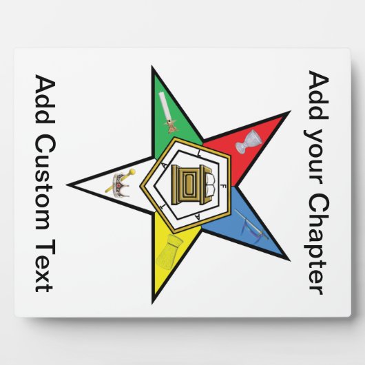 OES Plaque Fotoplaat (Voorkant)