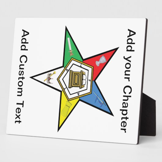 OES Plaque Fotoplaat (Zijkant)