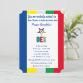 OES Prayer Breakfast Uitnodiging (Staand voorkant)