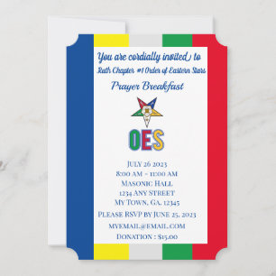 OES Prayer Breakfast Uitnodiging