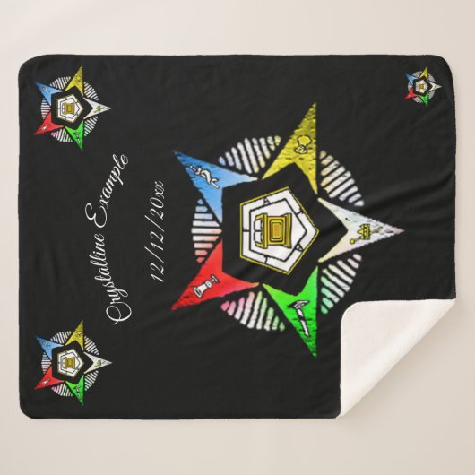 OES! SHERPA DEKEN (Voorkant (horizontaal))