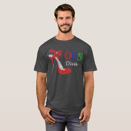 OES Sistar Diva Order of the Eastern Star Day T-shirt (Voorkant volledig)