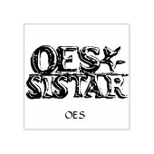OES SISTAR RUBBERSTEMPEL (Afrduk)