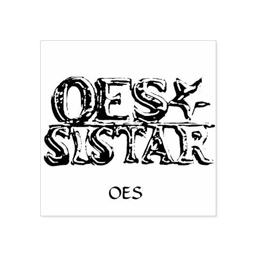 OES SISTAR RUBBERSTEMPEL (Afrduk)