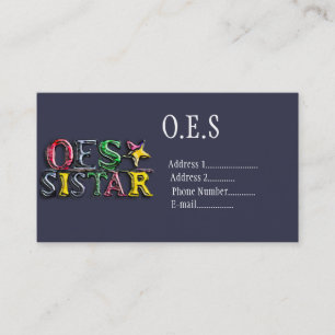 OES Sistar Visitekaartje