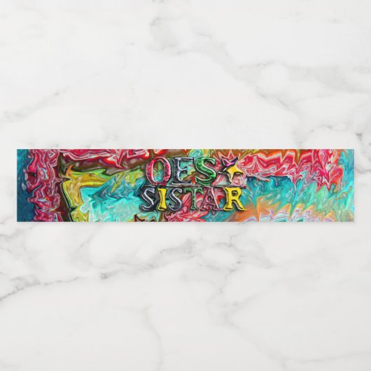 OES Sistar Waterfles Etiket (Enkel label)