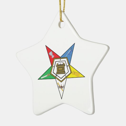OES Star Keramisch Ornament (Links)