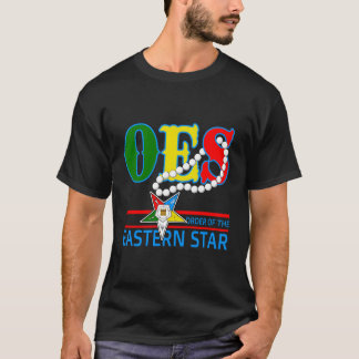 Oes Star Ketting Order of the Eastern Star Mama T-shirt