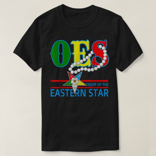 OES Star Ketting Order of the Eastern Star Mother T-shirt (Design voorkant)