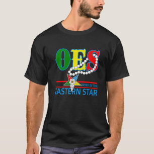 OES Star Necklace Order Of The Eastern Star Mother T-shirt